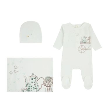 Cadeau Tea Cart 3pc Layette Set