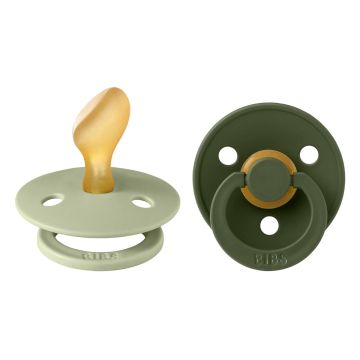 BIBS Colour 2 PACK Latex Anatomical Sage/Hunter Green