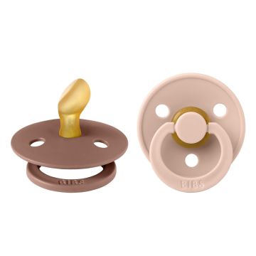 BIBS Colour 2 PACK Latex Anatomical Blush/Woodchuck