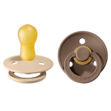 BIBS Colour 2 PACK Latex Dark Oak/Vanilla