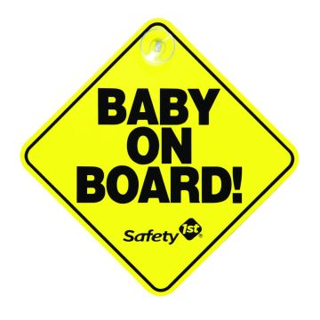 Safety 1st Baby On Board Sign - Pink | TS237