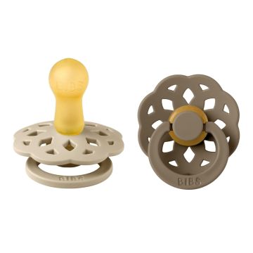 BIBS Boheme 2 PACK Latex Vanilla/Dark Oak