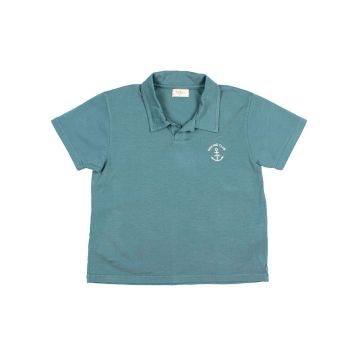 BUHO SAILING POLO BLUE TEAL