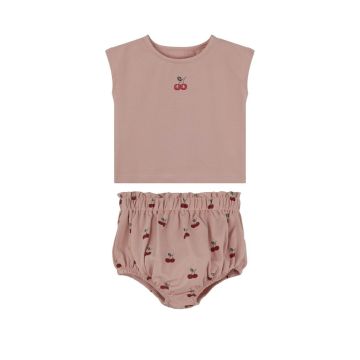 Tricot Cherry Pink 2pc Set