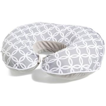 Boppy Luxe Ring Toss Gray Pillow