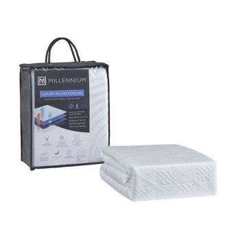 Millennium Luxury Plush Cooling Mattress Protector 