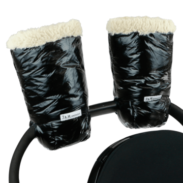 7 AM Polar WarmMuffs Black Polar