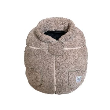 7 a.m. CAR SEAT COCOON - TEDDY
