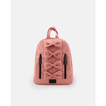 7AM Enfant Midi Bows Backpack Rose Dawn