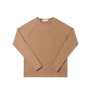 Birnham on the Sea Solid sand Teen crew tee