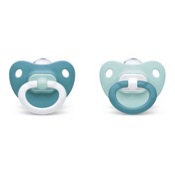 NUK Orthodontic Pacifiers Boys, 0-6 Months, 2 Pack