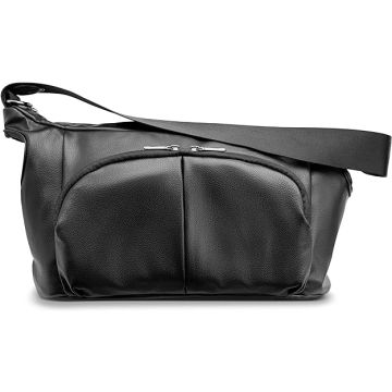 Hoodababy Essential Faux Leather Diaper Bag / Compatible with the Doona Carseat/Stroller