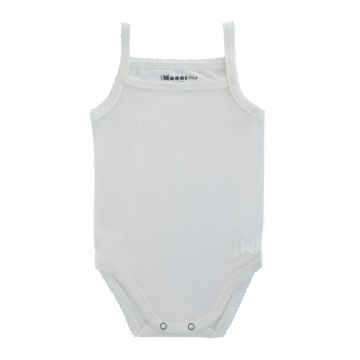 Noggi Bamboo Cotton Girl White Undershirts