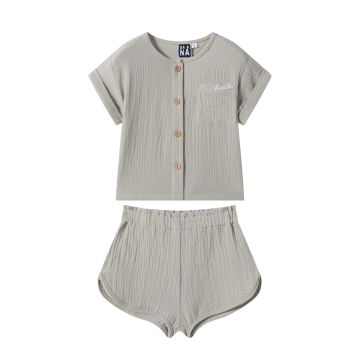 BANA Baby boys set green gauze
