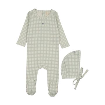 Bonjoy Checkered Dreams Footie Set