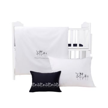 Manilla Baby Solid Signature Set Black/White