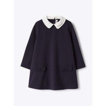 Il Gufo 497 DRESS L/S NAVY BLUE