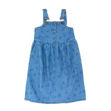 Wander & Wonder Pippa Dress Cherries Denim