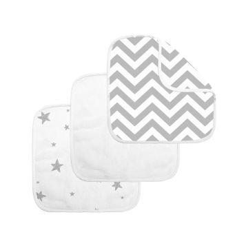 Kushies Terry Washcloth, 3Pack