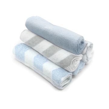 Kushies Wash cloths 6pk boy