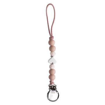 Adora pacifier clip in mauve marble 
