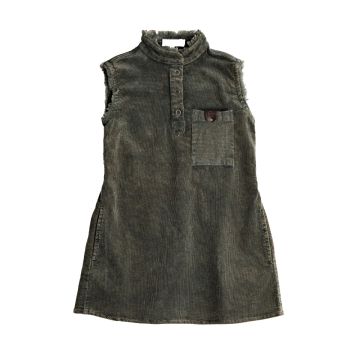 Birnham on the Sea Corduroy Jumper Moss Green