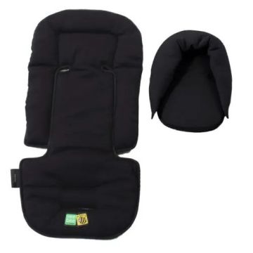 Universal 'All Sorts' Seat Liner & Head Hugger - Licorice/Black