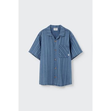 My Little Cozmo Striped denim shirt