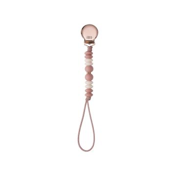 Adora Pacifier Clip in Rosewood Ombre