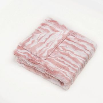 Cuddle Cookie Luxury Wavy Fur Blanket