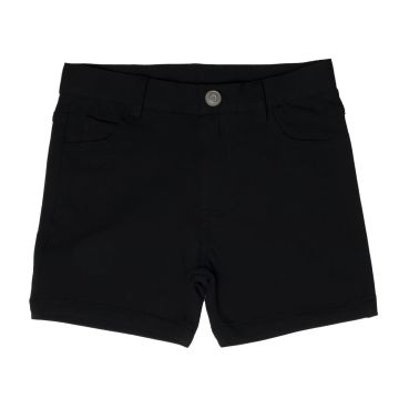 Crew Basics Black Slim Knit Shorts