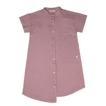 Crew Kids Pink Utility Shirt Dress