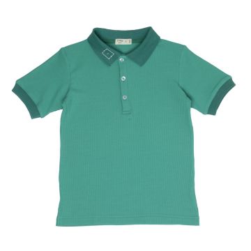 Crew Basics Green Rib Polo