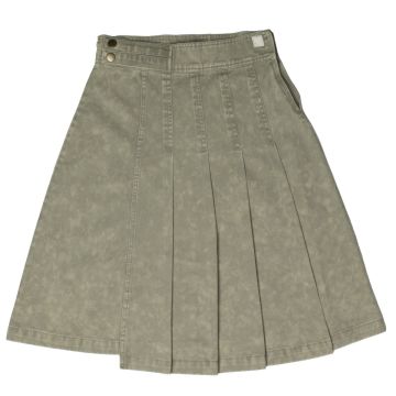 Crew Kids Vintage Green Half Pleat Skirt 