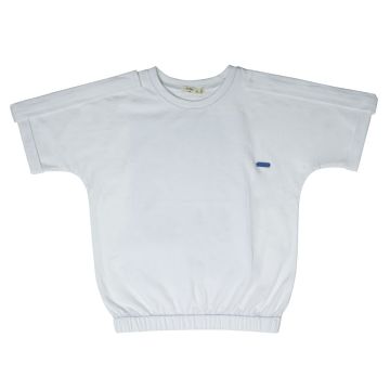 Crew Kids White Mix Media Top