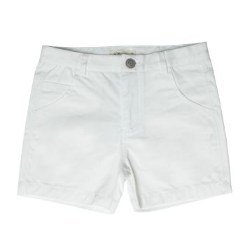 Crew Basics Off White Chino Shorts