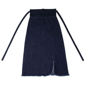 Crew Basics Blue Wrap Maxi Skirt 