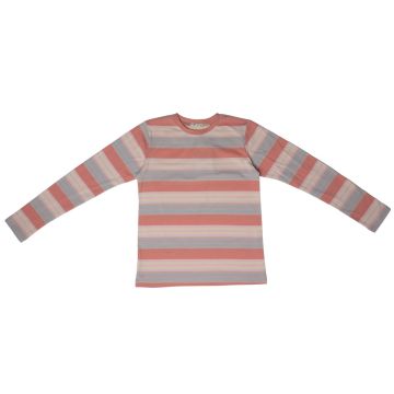 Crew Basics Pink Stripe Tee 