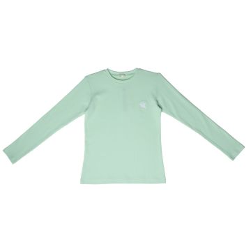 Crew Basics Celery Micro Rib Tee