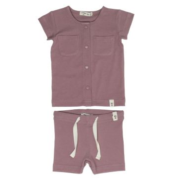 Crew Mini Blush Cotton Short Set