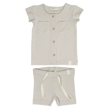Crew Mini Natural Rib Cotton Set