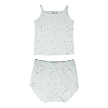 Crew Kids White Edge Stitch Girls Set