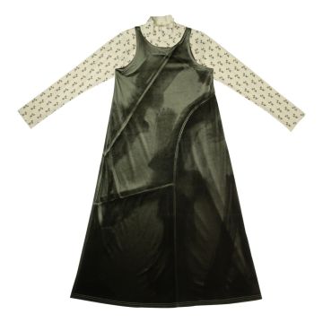 Crew Basics Vintage Green Laura Maxi Set