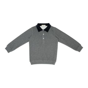 Crew Basics Charcoal Sol Polo