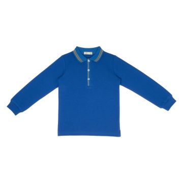 Crew Basics Cobalt Zack Polo