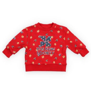 The New Society Amapola Baby Sweatshirt Amapola Print