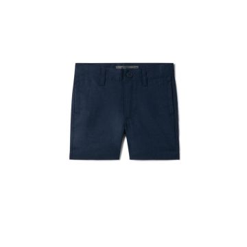 Mocha Noir Boys Linen Shorts