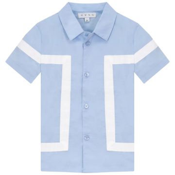 Blumint Cuban Collar Shirt ice Blue