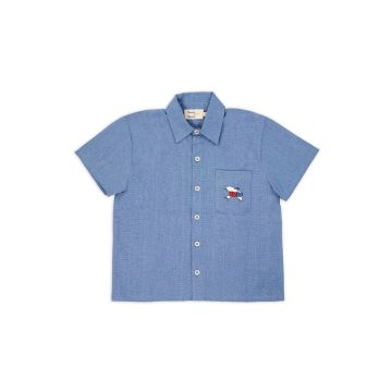 Wander & Wonder Summer Denim Shirt Denim Chambray