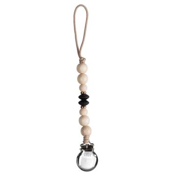 Adora pacifier clip in Black